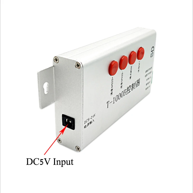 DC5V led rgb контроллер WS2811/2812B/LPD8806 контроллеры с sd-картой цифровой пиксель программируемый полноцветный светодиодный контроллер 2048