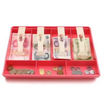 

32x24.5x3.5cm Money Cash Coin Register Insert Tray Replacement Cashier Drawer Storage Register Tray Box Classify Store 3 Color
