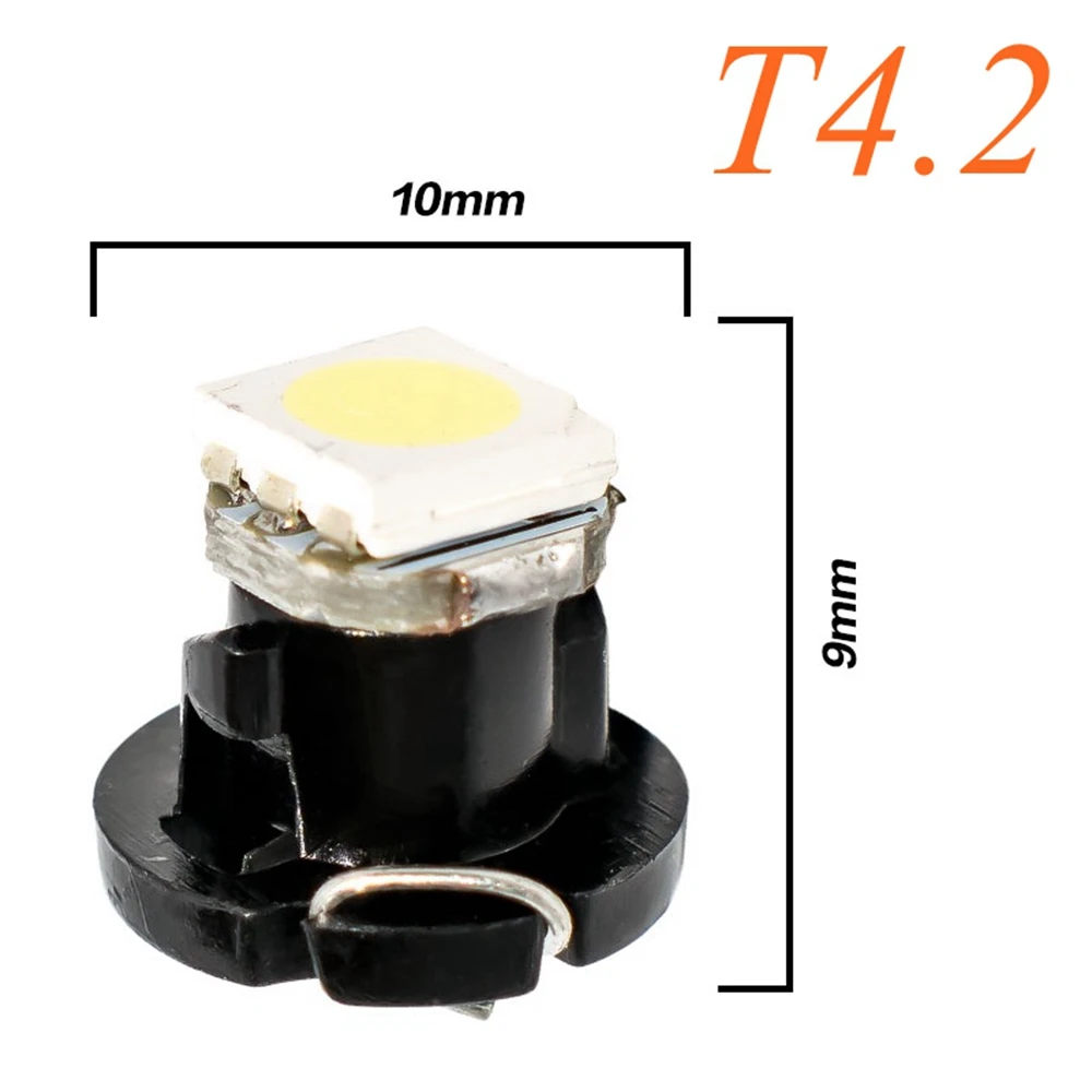 10Pcs T3 T4.2 T4.7 T5 B8.5D B8.4D B8.3D Led   ڵ    Ʈ ī г  speedo  