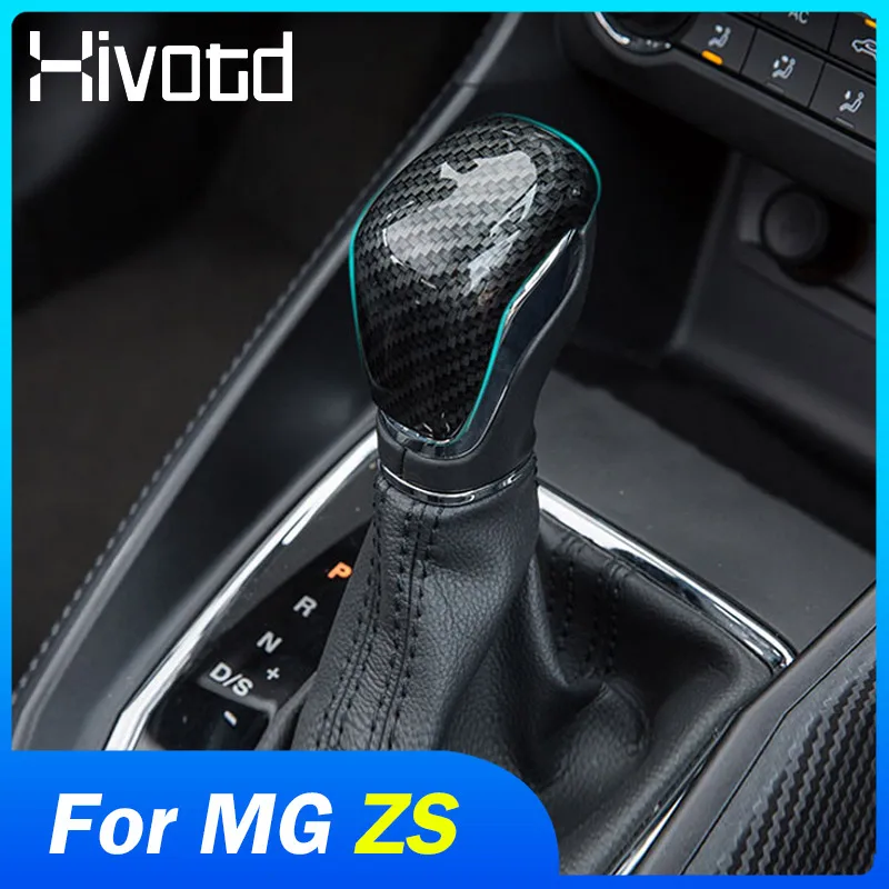 

Hivotd для MG ZS автомобильные аксессуары 2017-2020 интерьерный Центр Чехол для рычага переключения передач ABS украшение автостайлинг модифицированные детали,тюнинг