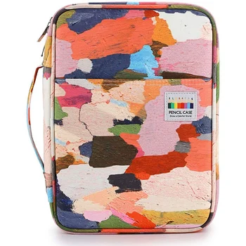 

Pencil Case 220 Slots Pen Pencil Bag Organizer with Handy Wrap Portable Multilayer Holder for Colored Pencils & Gel Pen