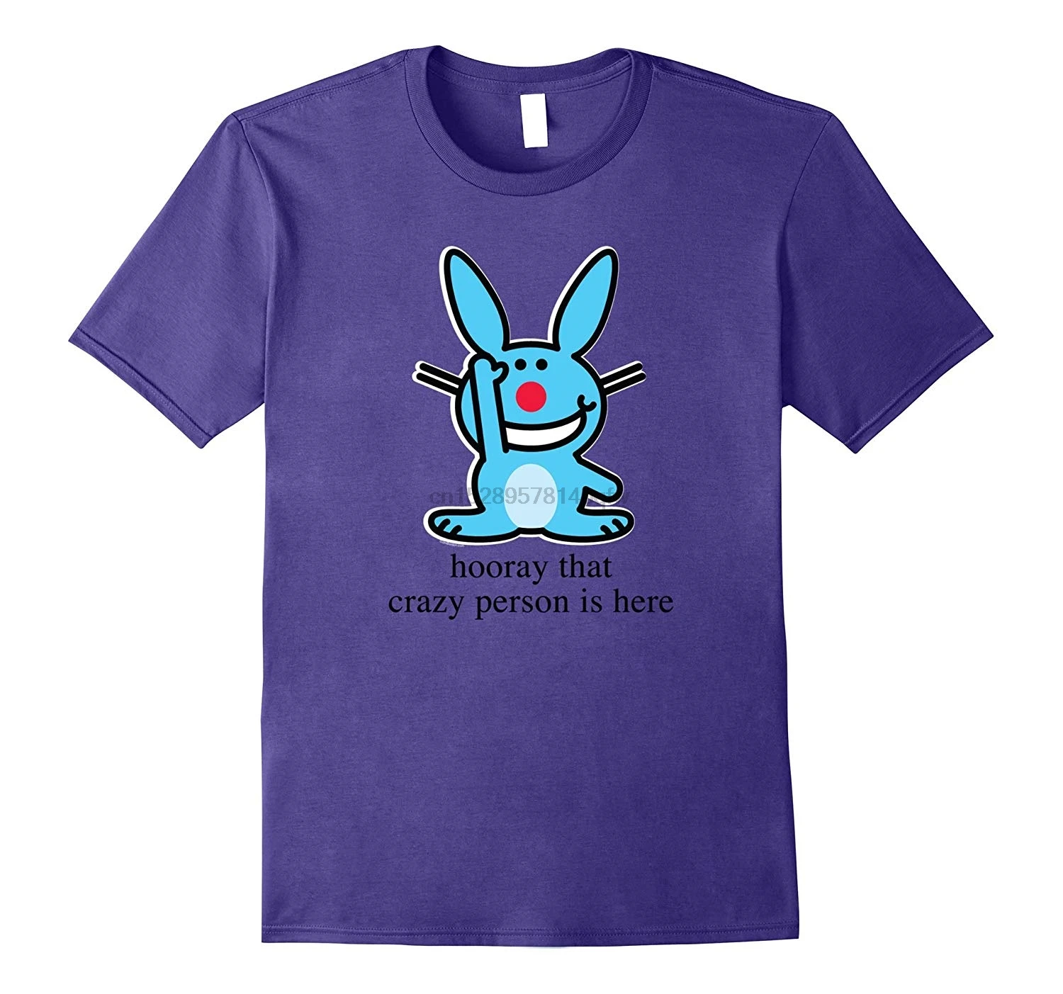 Men t shirt It's Happy Bunny Hooray 