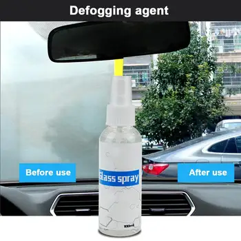 

100ml Rainproof Anti-fog Agent Glass Long-lasting Super Hydrophobic Nano Coating Spray For Car Windscreen Bathroom Glass Mirrors