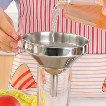 

Stainless Steel Anti-overflow Wine Funnel Universal Conical Coffee Funnel Household Multi-functional Funnel hot