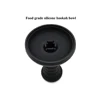 LOMINT Large 1 Hole Silicone Hookah Bowl Black Shisha Tobacco Bowls Narguile Accessories LM-281 2
