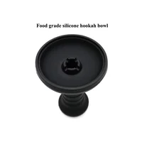 LOMINT Large 1 Hole Silicone Hookah Bowl Black Shisha Tobacco Bowls Narguile Accessories LM-281 2