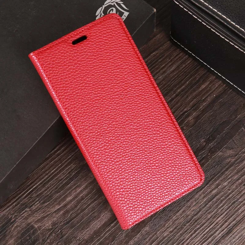 Red Флип-чехол для телефона для Xiaomi mi 8 9 9T A1 A2 A3 lite Max 2 3 Poco F1 Litchi текстурный чехол для Red mi Note 4 4X5 6 6a 7 7a Pro Чехол - Цвет: Red