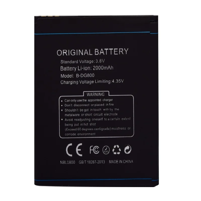 SIYAA-Original-Mobile-Phone-Battery-B-DG800-BDG800-For-Doogee-DG800-2000mAh-Dagger-Replacement-Batteries-Retail