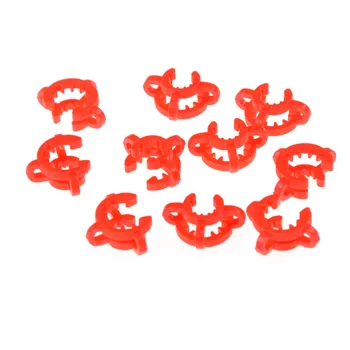 

HOT 10PCS 19# 15mmx20mm Laboratory Plastic Clip,Lab Keck Clamp Use for Glass Ground Joint