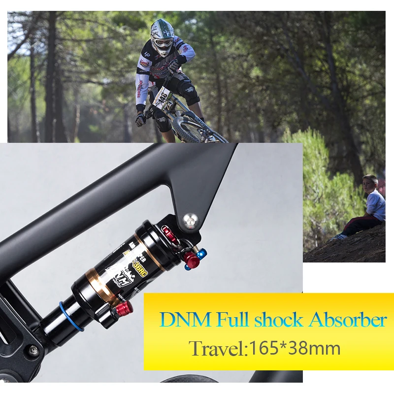 BXT Mountain Suspension Bike 29er Full Carbon bicicleta Disc 29in Suspension Bike Frame 165*38mm Travel Complete MTB Bicycle