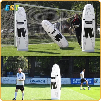 

Crazy Price Inflatable Football Training goalkeeper Children Adult penalty equipment Tumbler Air Soccer Dummy Mannequin