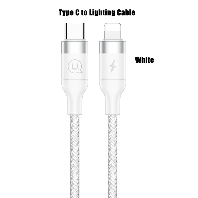 Кабель USB type-C для освещения iPhone 8 11 Pro Max 2 в 1 PD Быстрая зарядка type-C для type-C кабель синхронизации для Lightning-USB C - Цвет: Type C to Lighting