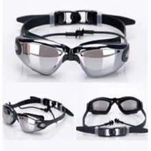 Новые стильные очки для взрослых, очки для плавания с гальваническим покрытием высокого разрешения, регулируемые водонепроницаемые противотуманные защитные очки для глаз Swi