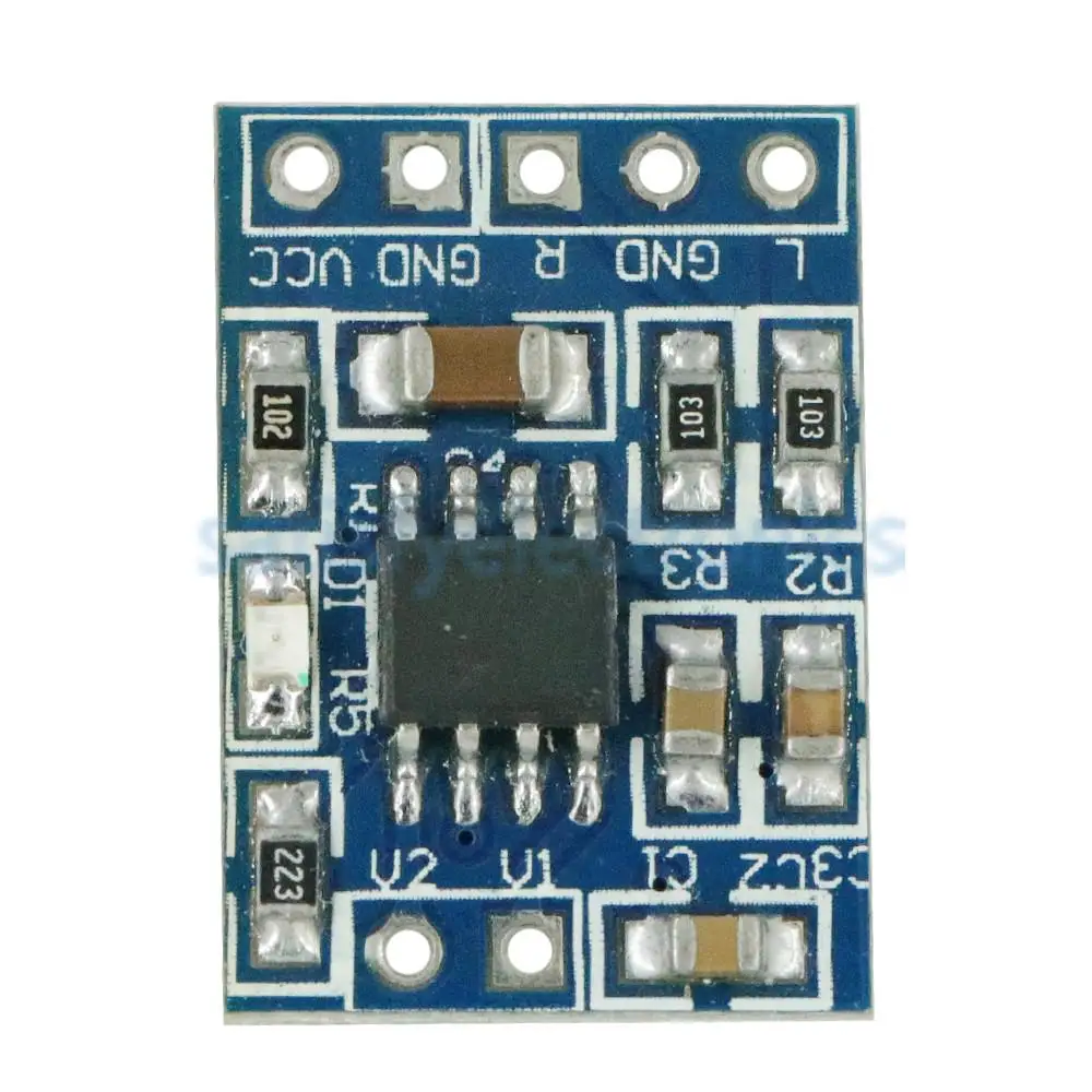 

Super Mini HXJ8002 Audio Power Amplifier Board Mono Channel Voice low noise Amplifiers Module 2.0-5.5V Replace PAM8403