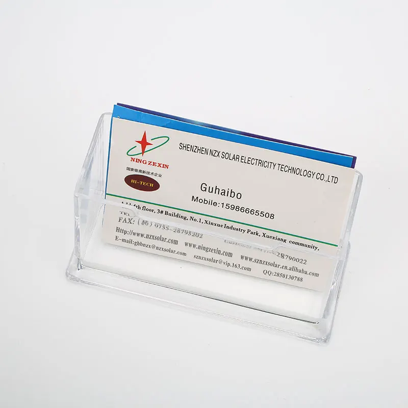 Чехол-держатель для карт, визитница, держатель для карт, пластиковая Визитная карточка, подставка, дисплей, прозрачный