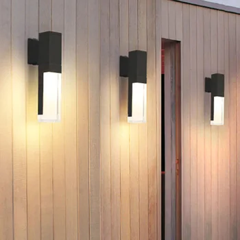 

BEIAIDI PIR Human Body Motion Sensor Outdoor Led Wall Lamp Waterproof Garden Gate Porch Light Villa Aisle Balcony Wall Sconces