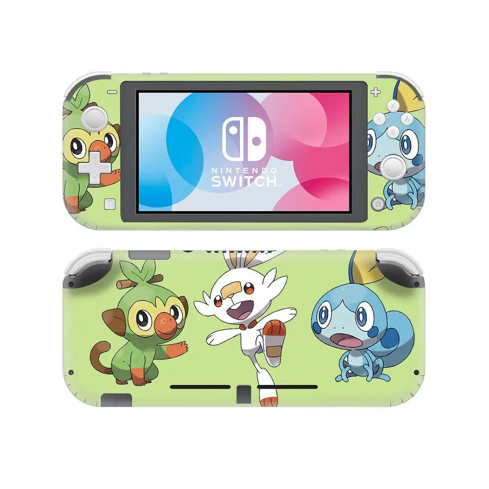 Новая наклейка Pokemons для nintendo Switch Lite консоль и контроллер протектор Виниловые наклейки переключатель Lite аксессуары для игр