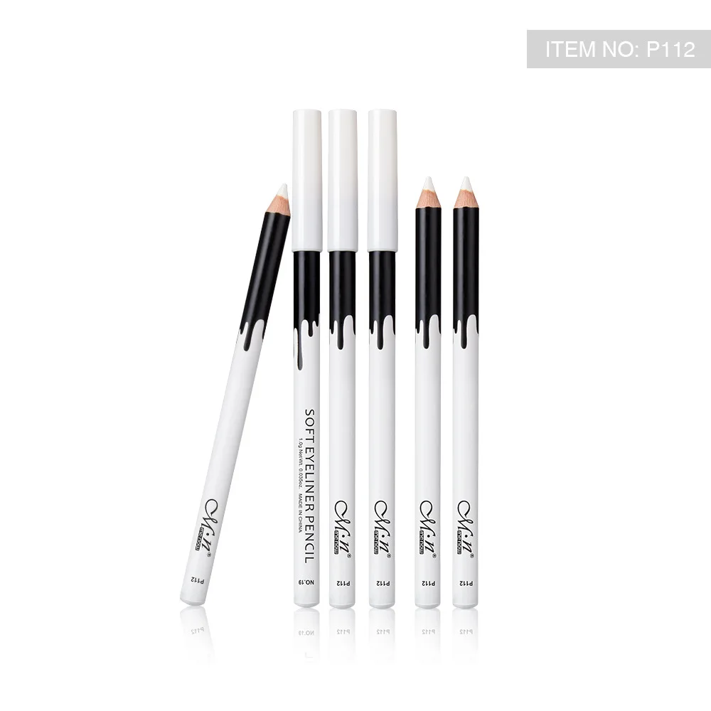 Menow P112 Silkworm Brightening White High Gloss Waterproof Eyeliner Pen Wholesale Makeup Cosmetic Gift for Women