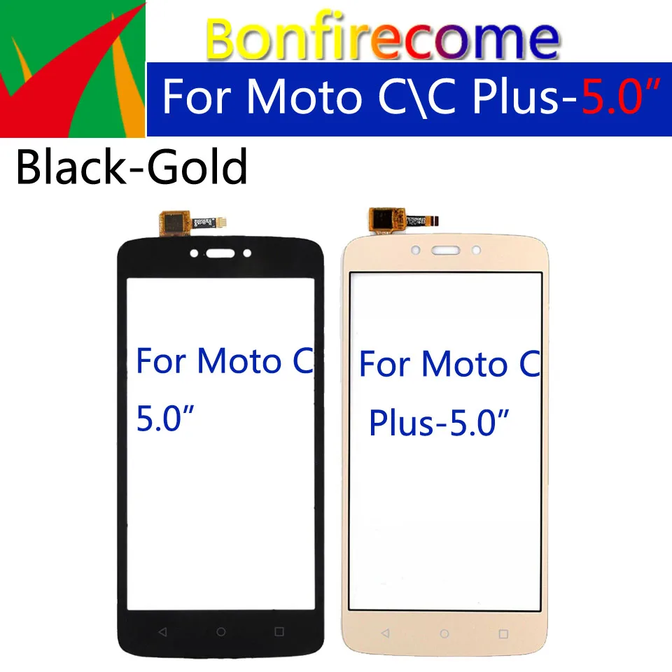 Для Motorola-Moto C XT1750 XT1754 XT1756 Сенсорная панель сенсор для Moto C Plus XT1721 XT1723 дигитайзер замена стекла