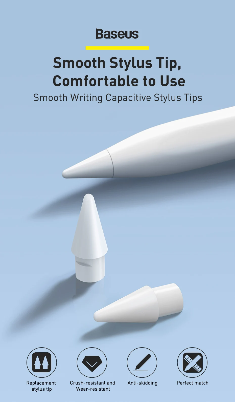 de substituição para canetas stylus para apple pencil acessórios para substituição de caneta touch