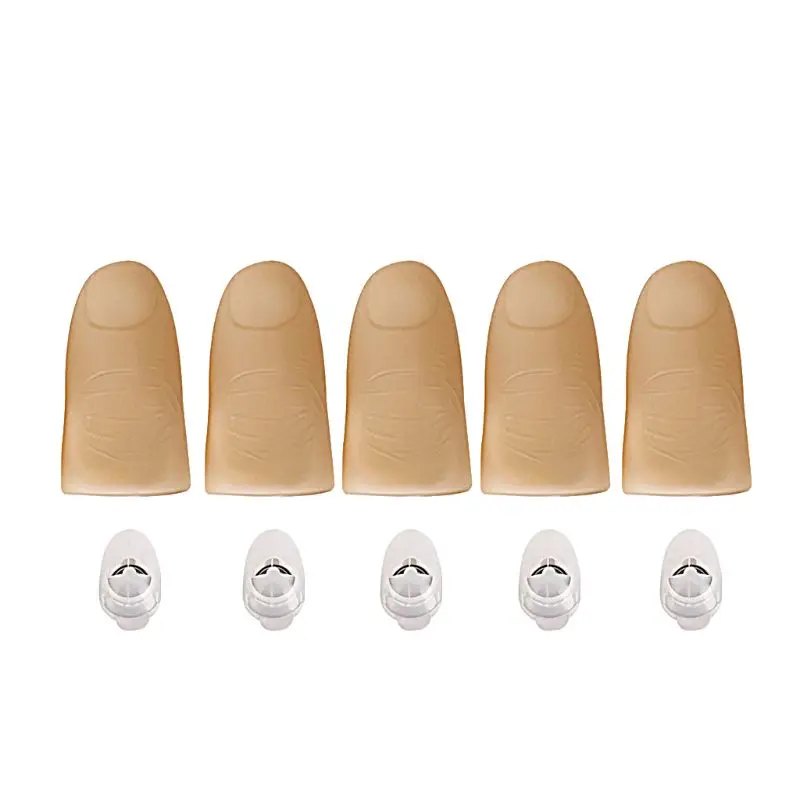 85LB 5pcs/set LED Finger Lamp Glowing Thumbs Tip Light Luminous Creative Finger Light for Halloween Concert Nightclub