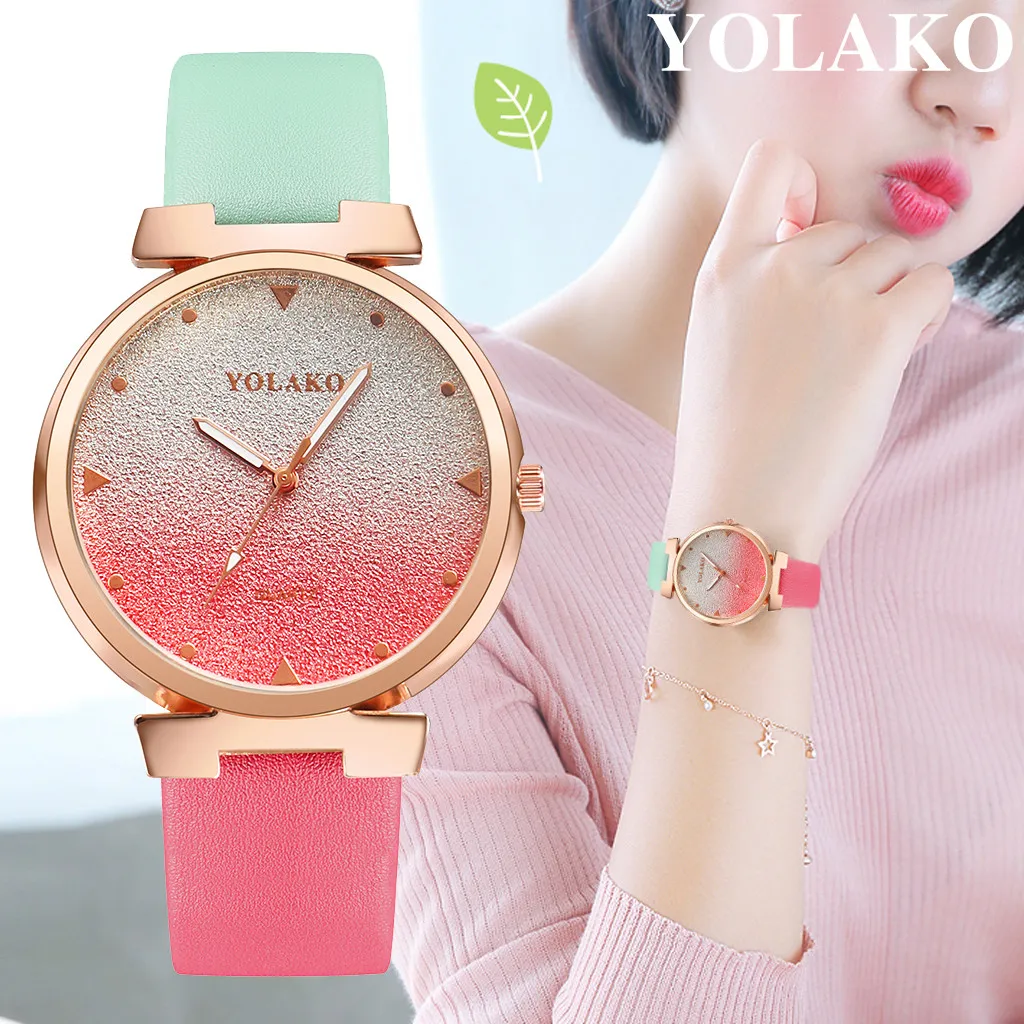 

Designer Brand Luxury Women Watch Women's Casual Quartz Leather Band New Strap Watch Analog Wrist Watch Reloj