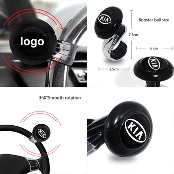

Car Truck Power Steering Wheel Spinner Booster Aid Knob Ball Handle Clamp for Toyota Corolla Yaris Rav4 Avensis Auris Camry C-hr