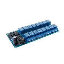 16 канальный 5 в Релейный Щит модуль для Arduino UNO 2560 1280 ARM PIC AVR STM32