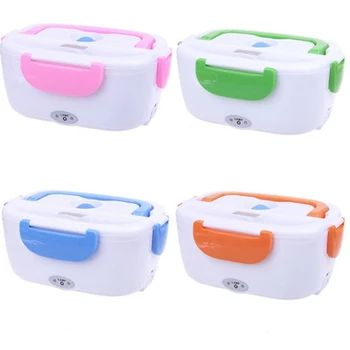 

Heated Food Containers Portable Electric Heated Lunch Box Car Home Auto Food Rice Container Warmer kitchen food cooker