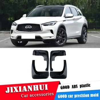 

For Infiniti QX 2018-2020 Mudflaps Splash Guards Front With the color and rear Mud Flap Mudguards Fender Modified special
