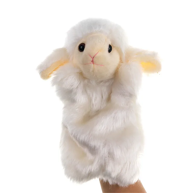 thumbnail image 1 of Animal Hand Puppet Cat Dolls Plush Hand Doll Early Education Learning Toys Children Marionetes Puppets for telling story, 1 of 5