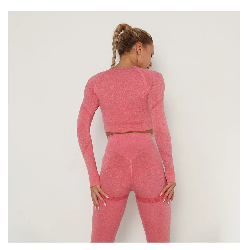 Yoga Clothing Set Sports Suit Women Sportswear Sports Outfit Fitness Set Athletic Wear Gym Seamless Workout Clothes For Women