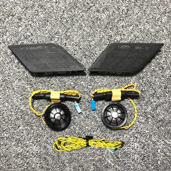 

X3 X4 Car front rear door speaker covers For BMW G01 G02 series mid high range audio horns case trim Sound kit
