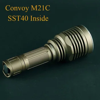 

Convoy M21C SST40 LED Flashlight Long Shot Lantern 21700 EDC Torch Camp Lamp Work Light Torcia Led Lampe Torche Lanterne Latarka