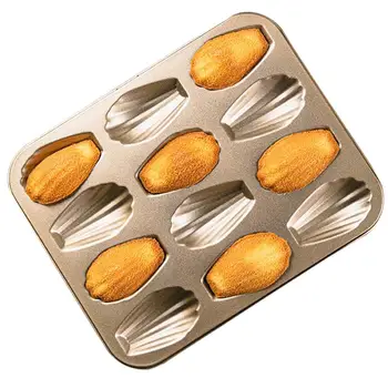 

Stainless steel Cake Mould Muffin Madeleine Pan 12-Cavity Madeleines Cake Baking Pans tray Shell Shaped Mold Nonstick