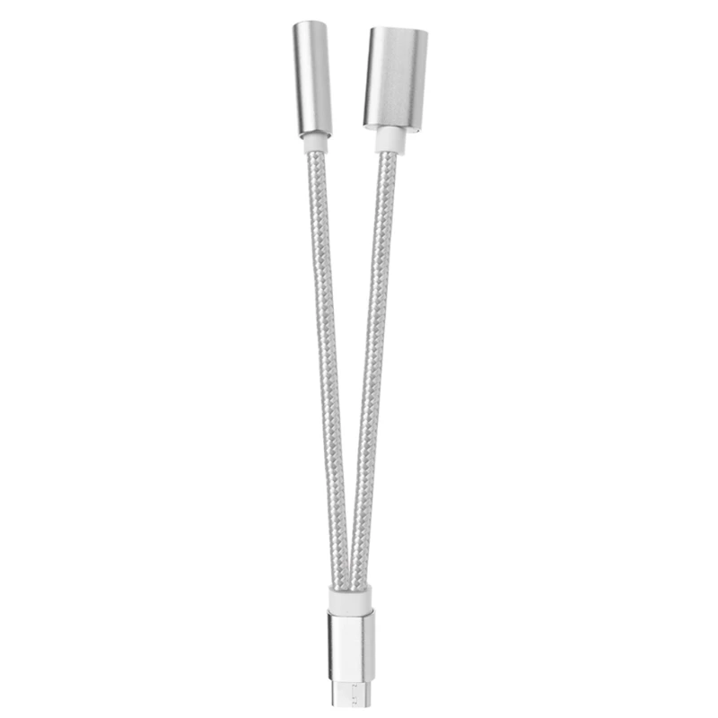 USB 3,1 type C папа-Тип C+ 3,5 мм разъем для наушников женский разветвитель Кабель-адаптер