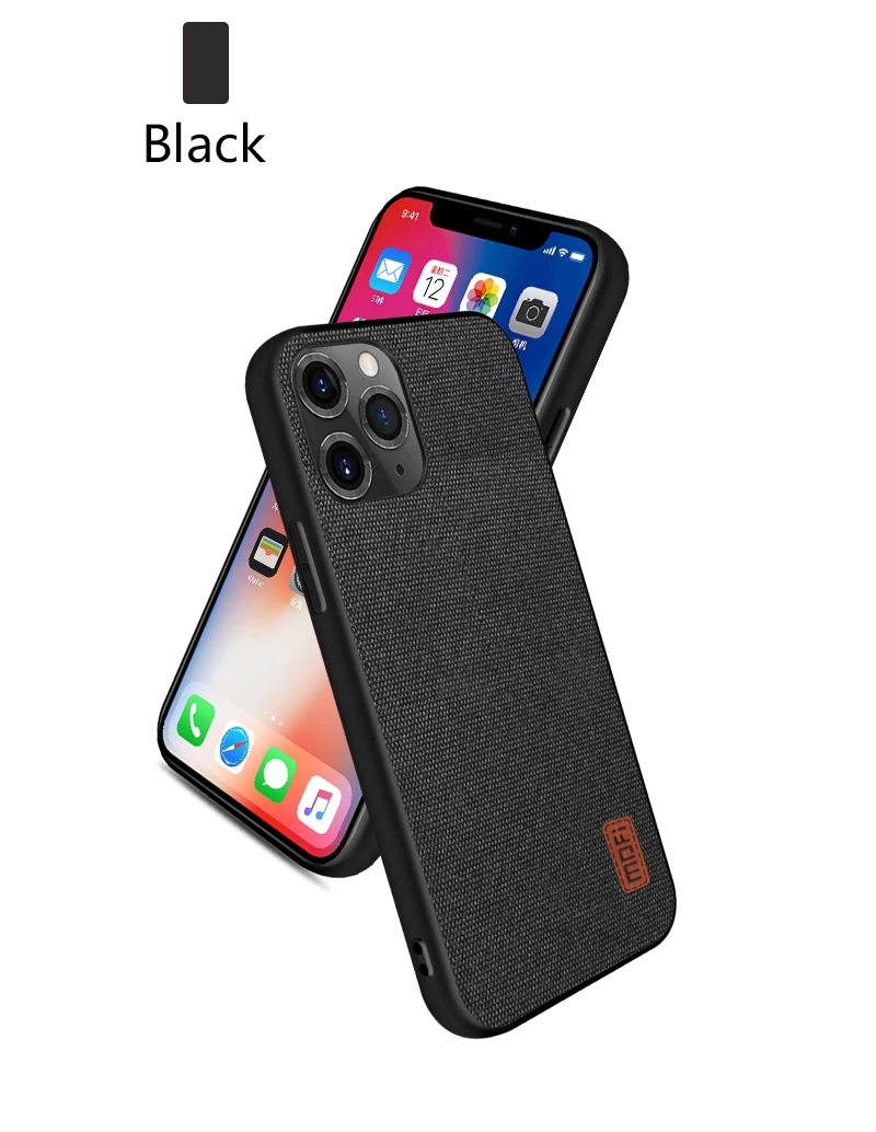 iphone leather case MOFI Dành Cho iPhone 12 Pro Vải Dành Cho iPhone 12 Pro Max TPU Chống Sốc Lưng Cho iPhone 12 ốp Lưng 6.1 Cao Cấp Fundas designer phone cases