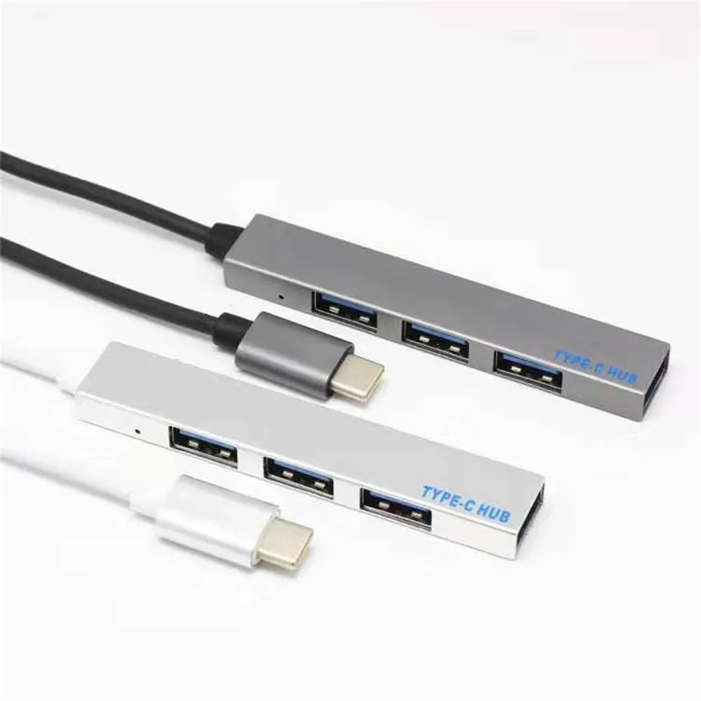 USB C концентратор 4 порта type C концентратор адаптер Мульти USB 2,0 разветвитель USB-C концентратор