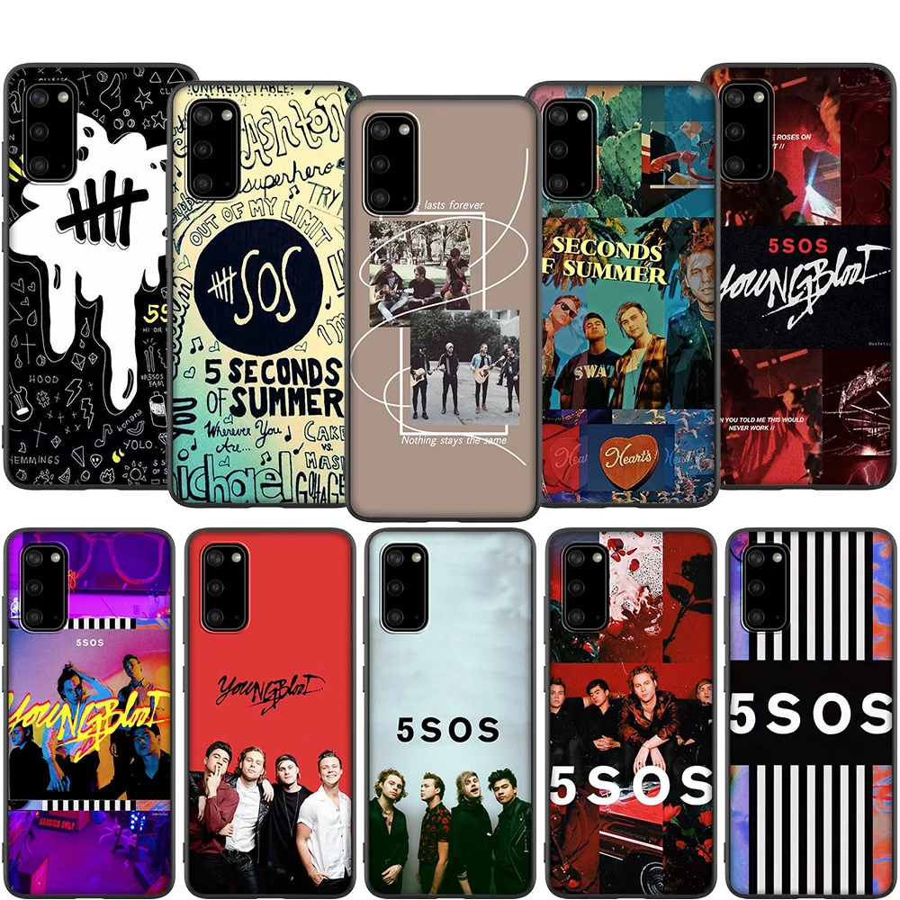 Lavaza 5sos секунды лета Мягкий ТПУ чехол для Samsung Note A3 A5 A6 A7 A8 A9 8 9 J6 A10s A20s A30s A40s A50s 10 A70 Plus