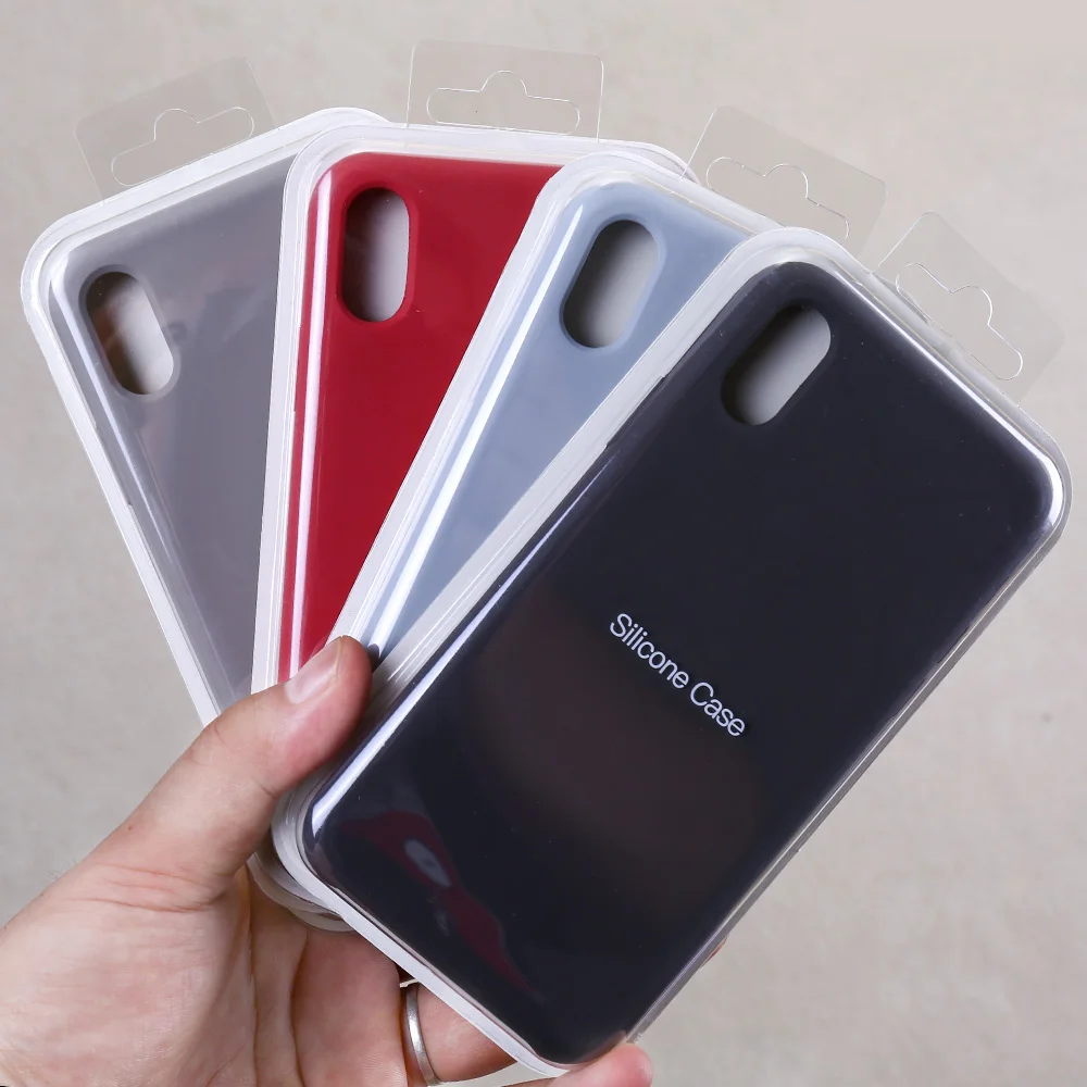 Роскошный официальный силиконовый чехол для iPhone X Xr 11 Max силиконовый чехол для iPhone 7 8 6 5 5S Plus чехол для Apple крышка-задняя панель с логотипом