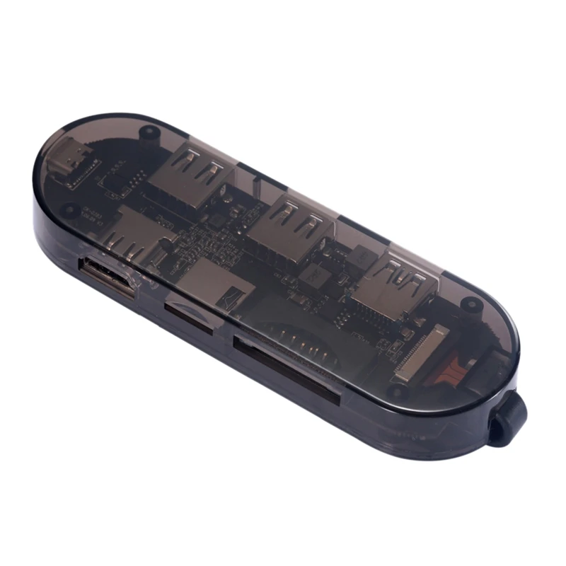 USB C концентратор для USB3.0 TF SD ридер HDMI VGA RJ45 3,5 аудио мини DP док-станция для MacBook Pro USB-C type C 7 портов USB C концентратор