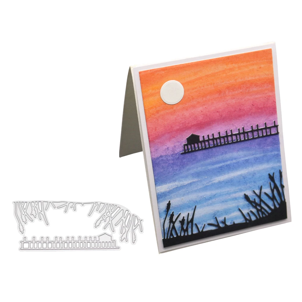 

Grass Scrapbooking Meadow Metal Cutting Dies Stamps And Dies For Card Making Embossing Birthday Background Element Stencils