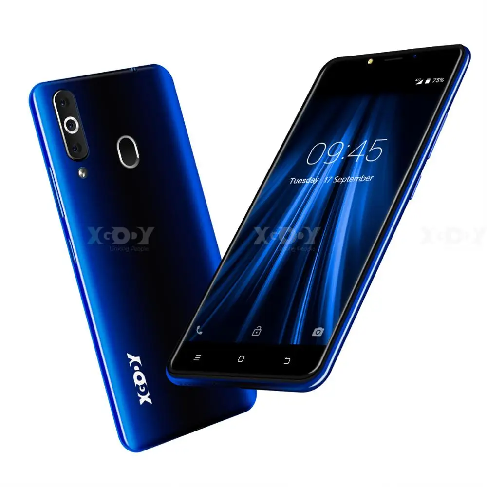 XGODY K20Pro Dual SIM 4G смартфон Android 6,0 5," 18:9 полный экран 2 Гб 16 Гб MTK6737 четырехъядерный 5 Мп камера 2300 мАч мобильный телефон