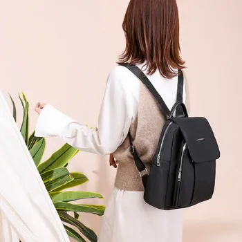 

Fashion Trend Multicolor Waterproof Oxford Multifunctional Backpack Casual Backpack Women Black Student Outdoor Backpack#g2