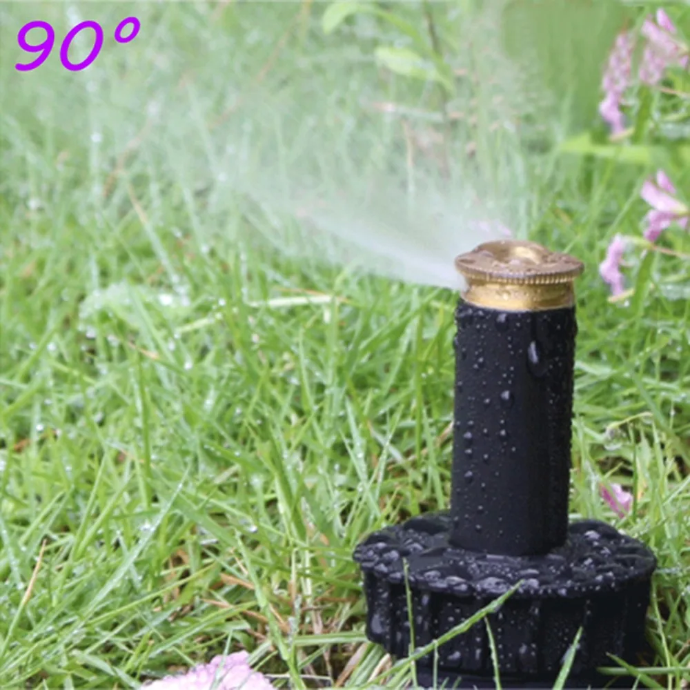 1/2 Inch Popup Sprinklers 90/180/360 Degree Automatic Stretching Pure Copper Lawn Buried Head Garden Irrigation Waterting Tool