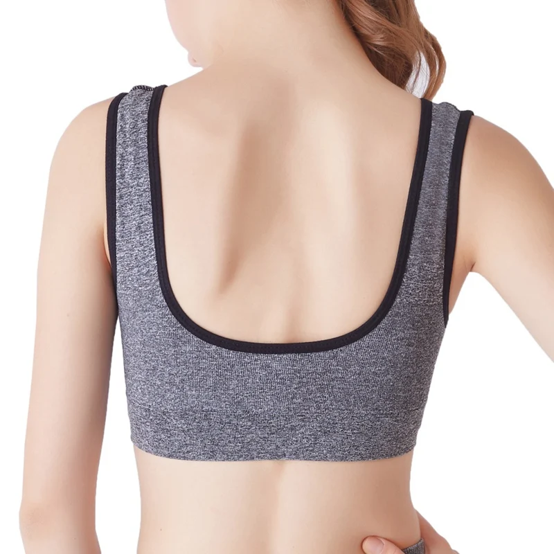 Large Size Thin Section With Padded Seamless Yoga Sports No Steel Sports Bra for women gym high impacti