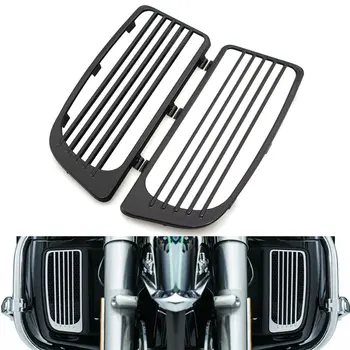 

Motorcycle ABS Radiator Grills Lower Fairing Twin Cooled For Harley FLHTKL FLHXSE FLTRU FLHTUTG FLHTKSE Black Radiator Grills