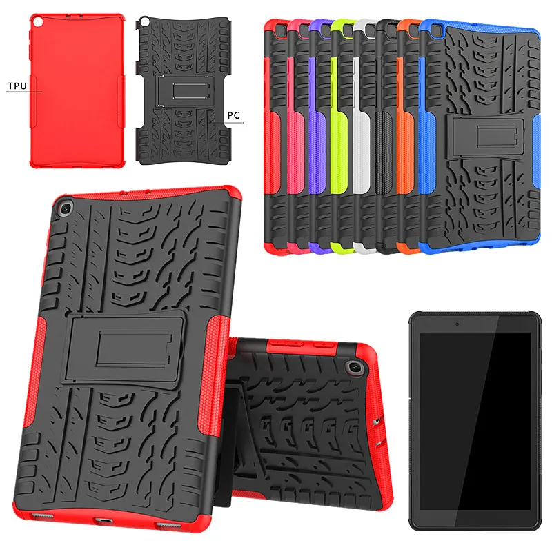 Caso Tablet Per Samsung Galaxy Tab Un 8 2019 T290 T295 T297 Del Silicone + Del Pc Del Basamento Heavy Duty Copertura Capa Tab Un 8 S Pen Sm-P200 Sm-P2
