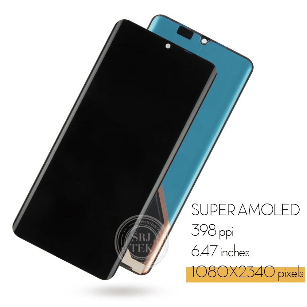 Для huawei P30 Pro ЖК-VOG-L29 сенсорная стеклянная панель запасные части для huawei P30 дисплей ELE-L29 ELE-L09 сенсорная рамка экрана