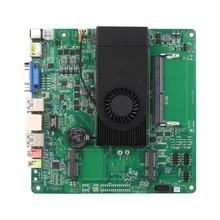 Новая материнская плата HLY Mini All-in-one i7 7500U, Встроенная плата DDR3 HDMI VGA USB Mini ITX mSATA SATA Mini PCI-E